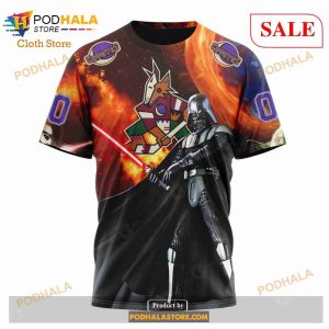 Custom NHL Arizona Coyotes Design X Star War Shirt Hoodie 3d 8