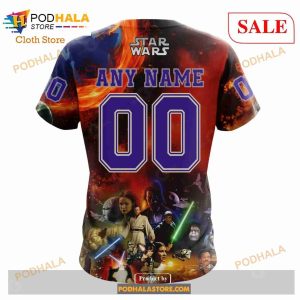 Custom NHL Arizona Coyotes Design X Star War Shirt Hoodie 3d 9