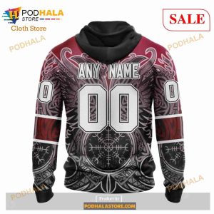 Custom NHL Arizona Coyotes Norse Viking Symbols Shirt Hoodie 3d 10