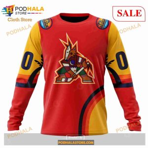 Custom NHL Arizona Coyotes Special All Star Game Design With Florida Sunset Shirt Hoodie 3d 6