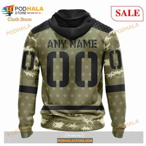 Custom NHL Arizona Coyotes Special Camo Military Appreciation Shirt Hoodie 3d 3