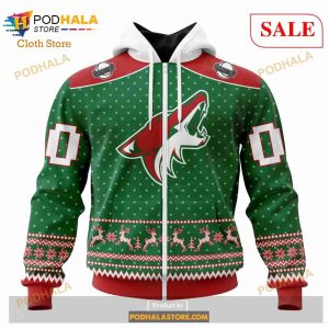 Custom NHL Arizona Coyotes Special Christmas Apparel Shirt Hoodie 3d 2