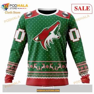 Custom NHL Arizona Coyotes Special Christmas Apparel Shirt Hoodie 3d 6