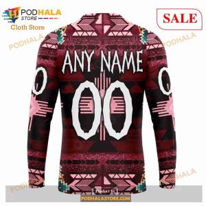 Custom NHL Arizona Coyotes Special Native Costume Shirt Hoodie 3d 7