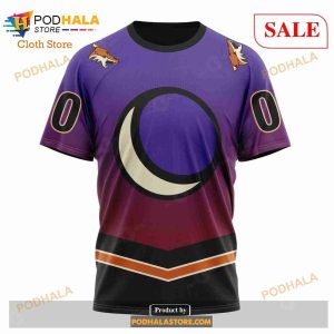 Custom NHL Arizona Coyotes Special Retro Gradient Design Shirt Hoodie 3d 8