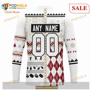 Custom NHL Arizona Coyotes Unisex Christmas Is Coming Shirt Hoodie 3d 7