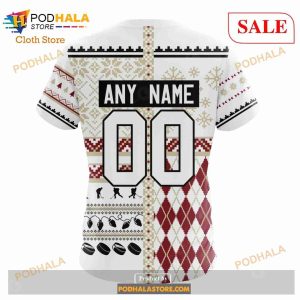 Custom NHL Arizona Coyotes Unisex Christmas Is Coming Shirt Hoodie 3d 9