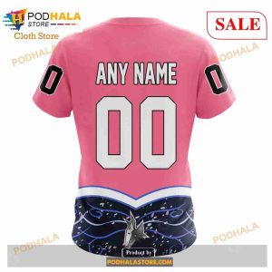 Custom NHL Arizona Coyotes Unisex For Hockey Fights Cancer Shirt Hoodie 3d 9