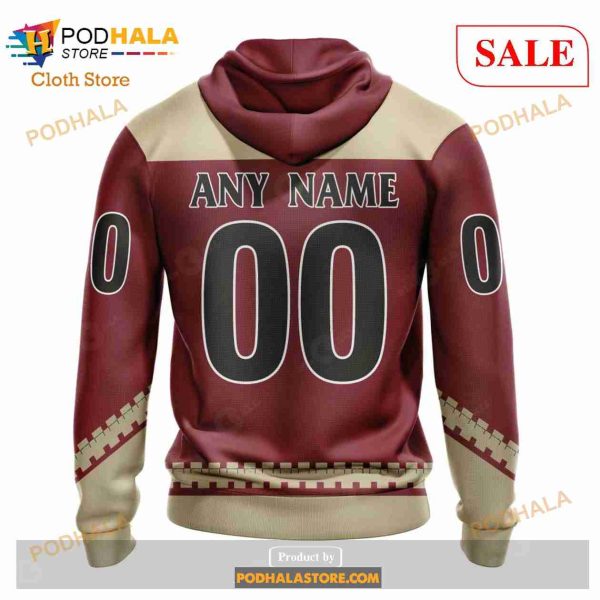 Custom NHL Arizona Coyotes Unisex With Retro Concepts Shirt Hoodie 3D