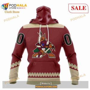 Custom NHL Arizona Coyotes Unisex With Retro Concepts Shirt Hoodie 3d 4