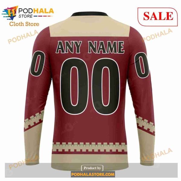 Custom NHL Arizona Coyotes Unisex With Retro Concepts Shirt Hoodie 3D