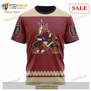 Custom NHL Arizona Coyotes Unisex With Retro Concepts Shirt Hoodie 3d 8