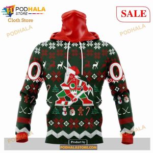 Custom NHL Arizona Coyotes Women Men Christmas Is Coming Shirt Hoodie 3d 4