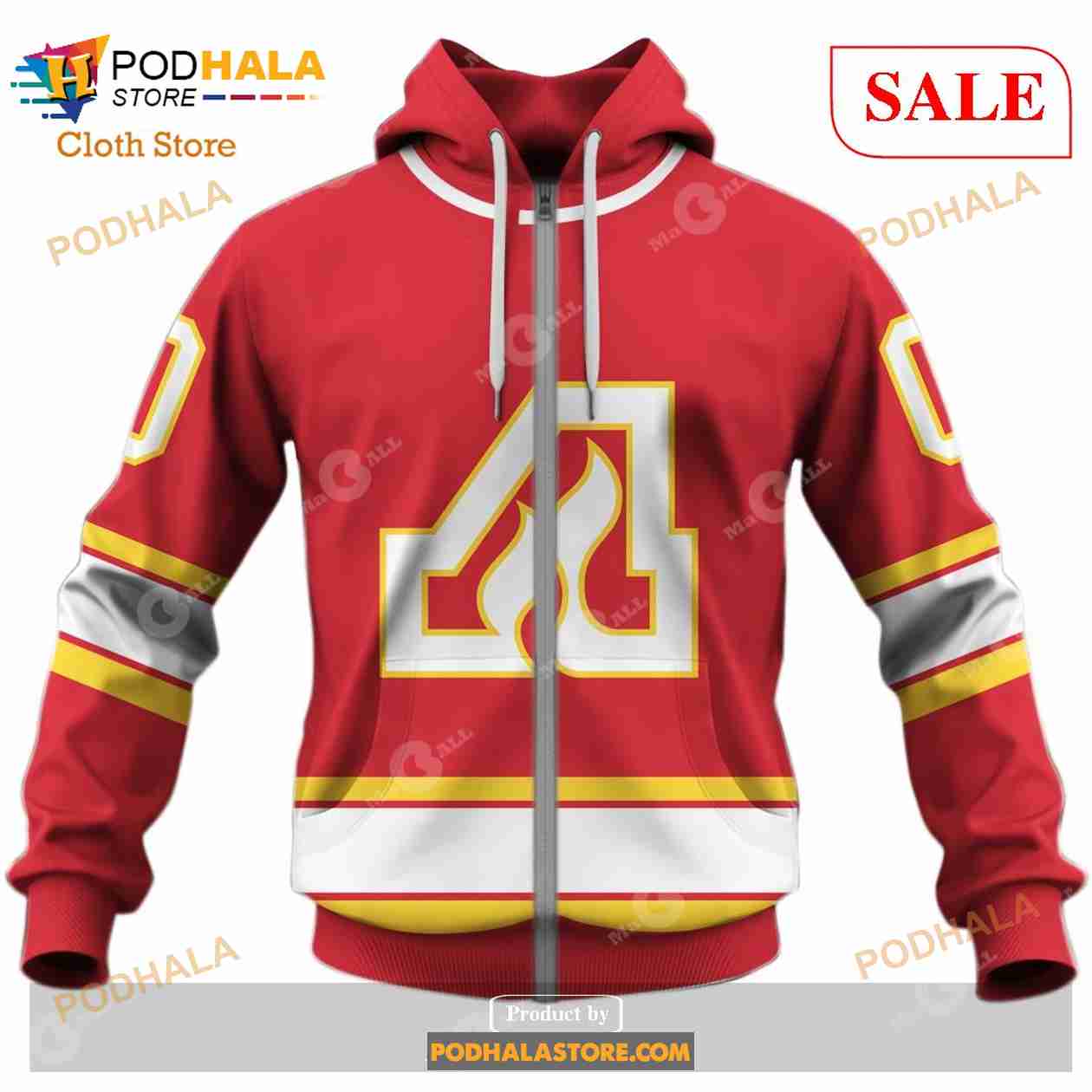 Calgary Flames Reverse Retro Kits 2022 Personalized Hoodie