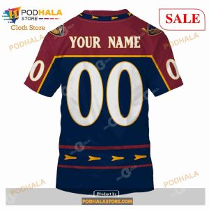 Custom NHL Atlanta Thrashers Winnipeg Jets 1999 Vintage Away Shirt Hoodie 3d 6