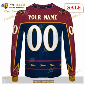 Custom NHL Atlanta Thrashers Winnipeg Jets 1999 Vintage Away Shirt Hoodie 3d 7