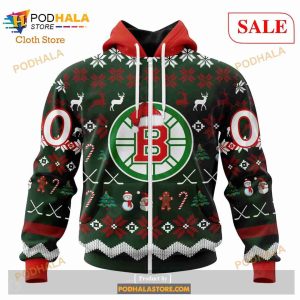 Custom NHL Boston Bruins Christmas Is Coming Unisex Sweatashirt Shirt Hoodie 3d 2