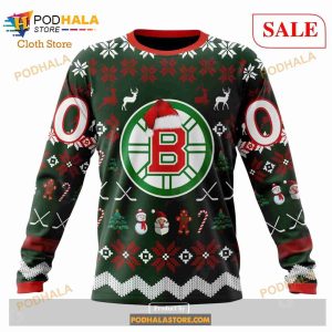Custom NHL Boston Bruins Christmas Is Coming Unisex Sweatashirt Shirt Hoodie 3d 6