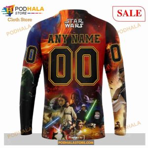 Custom NHL Boston Bruins Design X Star War Shirt Hoodie 3d 7