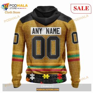 Custom NHL Boston Bruins Fearless Aganst Autism Shirt Hoodie 3d 3