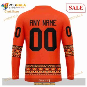 Custom NHL Boston Bruins National Day For Truth And Reconciliation Shirt Hoodie 3d 7