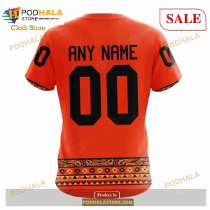 Custom NHL Boston Bruins National Day For Truth And Reconciliation Shirt Hoodie 3d 9