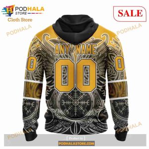 Custom NHL Boston Bruins Norse Viking Symbols Shirt Hoodie 3d 10