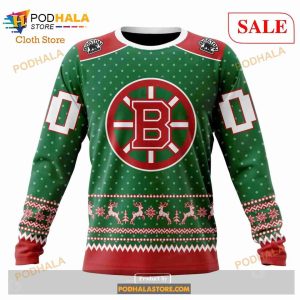Custom NHL Boston Bruins Special Christmas Apparel Shirt Hoodie 3d 6