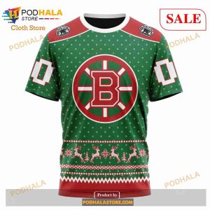 Custom NHL Boston Bruins Special Christmas Apparel Shirt Hoodie 3d 8