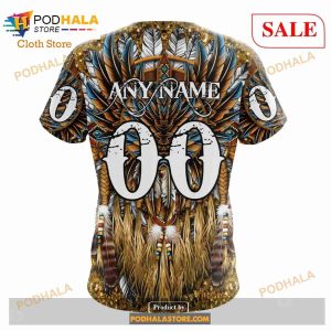 Custom NHL Boston Bruins Special Native Costume Design Shirt Hoodie 3d 9