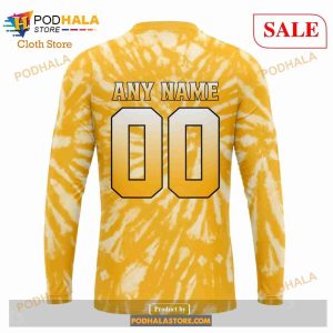 Custom NHL Boston Bruins Special Retro Vintage Tie Dye Shirt Hoodie 3d 7