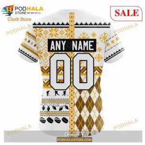 Custom NHL Boston Bruins Unisex Christmas Is Coming Shirt Hoodie 3d 9