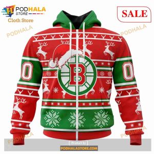 Custom NHL Boston Bruins Unisex Christmas Is Coming Shirt Sweatshirt Hoodie 3d 2