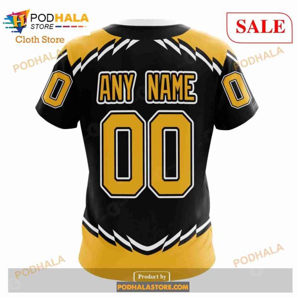 Custom NHL Boston Bruins Unisex With Retro Concepts Shirt Hoodie 3D