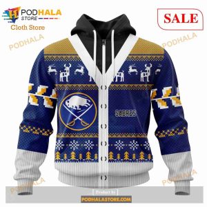 Custom NHL Buffalo Sabres Chrismas Season Shirt Hoodie 3d 2