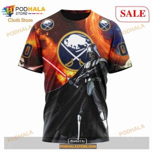 Custom NHL Buffalo Sabres Design X Star War Shirt Hoodie 3d 8