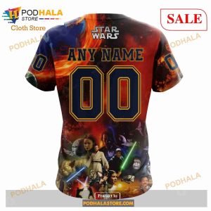 Custom NHL Buffalo Sabres Design X Star War Shirt Hoodie 3d 9