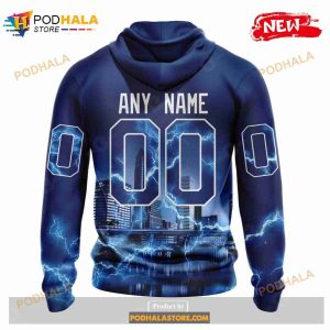 Custom NHL Tampa Bay Lightning Special Design With Thunderstorms Sweatshirt Hoodie 3d 3