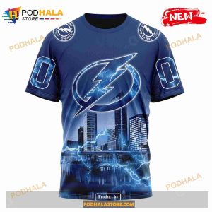 Custom NHL Tampa Bay Lightning Special Design With Thunderstorms Sweatshirt Hoodie 3d 8