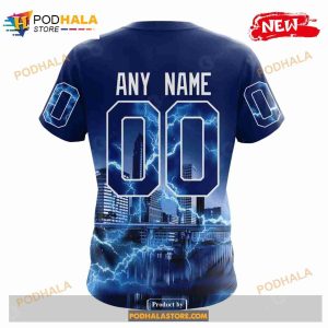 Custom NHL Tampa Bay Lightning Special Design With Thunderstorms Sweatshirt Hoodie 3d 9
