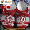 Custom Name Alabama Crimson Tide Ncaa Football Crocband 3D Crocs