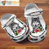 Custom Name Alaskan Malamute Dog Crocband 3D Crocs