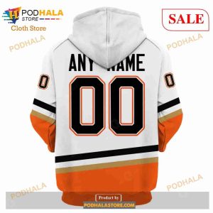 Custom Name And Number NHL Anaheim Ducks Shirt Sweatshirt Hoodie 3d 3