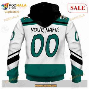 Custom Name And Number NHL Anaheim Ducks Sweatshirt Hoodie 3d 6