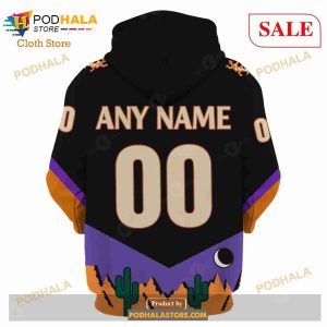 Custom Name And Number NHL Arizona Coyotes Shirt Sweatshirt Hoodie 3d 3