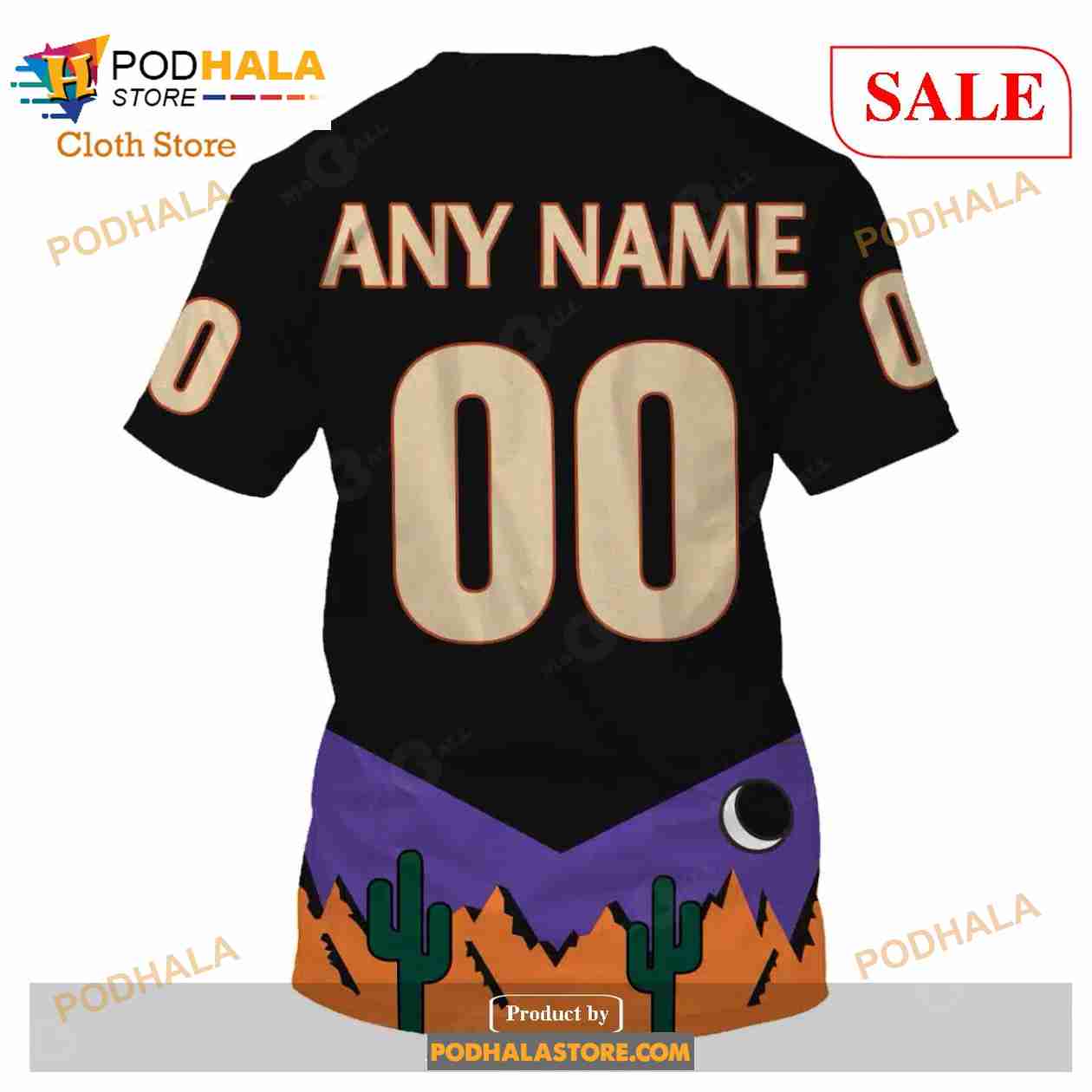 Custom Name And Number NHL Arizona Coyotes Shirt Sweatshirt Hoodie 3D -  Bring Your Ideas, Thoughts And Imaginations Into Reality Today