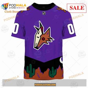 Custom Name And Number NHL Arizona Coyotes Sweatshirt Hoodie 3d 3
