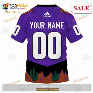 Custom Name And Number NHL Arizona Coyotes Shirt Sweatshirt Hoodie 3D -  Bring Your Ideas, Thoughts And Imaginations Into Reality Today