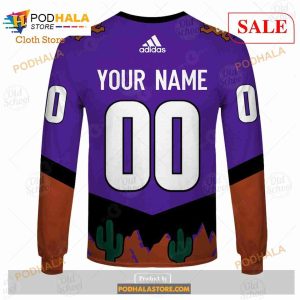 Custom Name And Number NHL Arizona Coyotes Sweatshirt Hoodie 3d 8