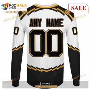 Custom Name And Number NHL Boston Bruins Shirt Sweatshirt Hoodie 3d 5